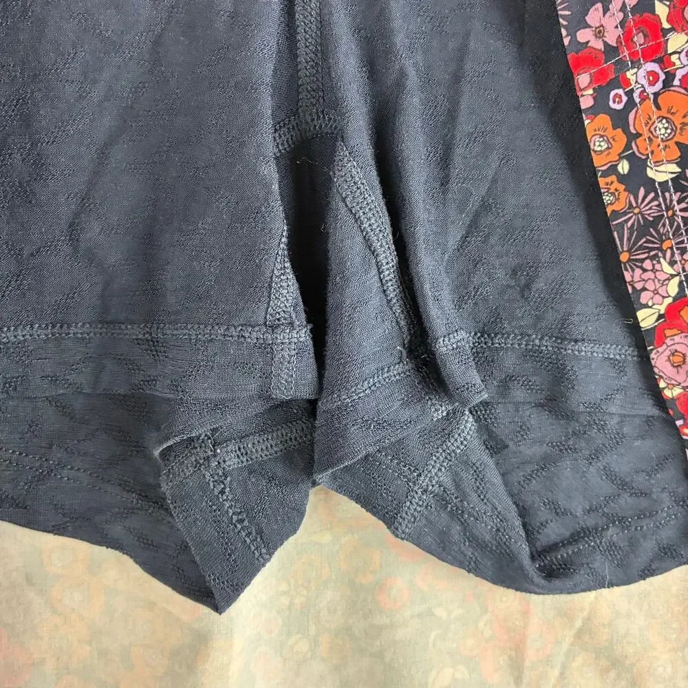 Smartwool Active Lined Skirt Skort Womens Large Floral Print Sporty Hiking Trail